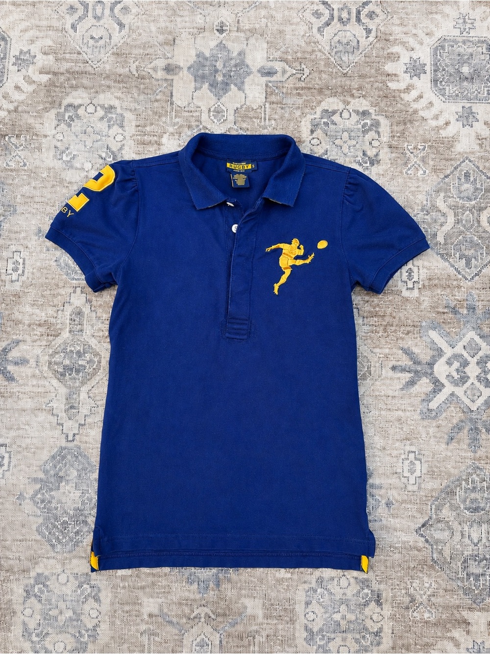 Rugby Ralph Lauren Big Kicker #2 Polo Shirt Small Rare Discontinued - Picture 4 of 10